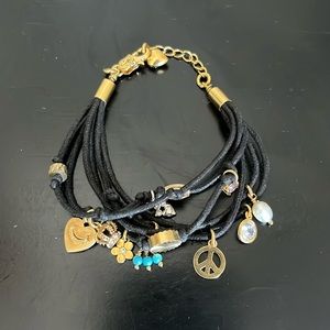 Juicy Couture Mini Charm Multi-Strand Bracelet